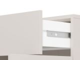Mobile da Ingresso Bianco Crema Nero un Cassetto 2 Ripiani 77x35x98h cm, 2 Ante - Torrice