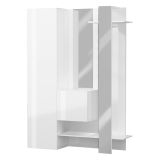 Mobile da ingresso da parete 2 ante bianco 140x190h cm - Arabelle