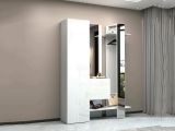 Mobile da ingresso da parete 2 ante bianco 140x190h cm - Arabelle