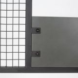 Mobile da ingresso da parete antracite e nero 78x182h cm - Varsavia
