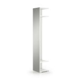 Mobile da ingresso Fornace, 35x37h195 cm, Bianco