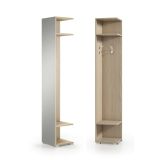 Mobile da ingresso Fornace, 35x37h195 cm, Olmo