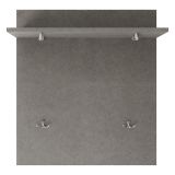 Mobile da Ingresso Grigio Cemento Installazione Sospesa Materiale Struttura in Legno Nobilitato 63x27x78h cm, Sfumatura Colore Struttura Cemento