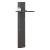 Mobile da ingresso sospeso antracite lucido 50x140h cm - Etesia
