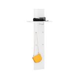 Mobile da ingresso sospeso bianco lucido 50x140h cm - Etesia