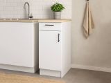 Mobile dispensa 40x90h cm bianco e rovere - Orvia