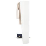 Mobile ingresso a muro moderno bianco lucido 50x200h cm - Allinko