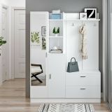 Mobile ingresso appendiabiti bianco 140x181h cm - Anumali