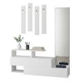 Mobile ingresso da parete 2 ante bianco 137x54h cm - Ofel
