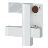Mobile ingresso da parete 3 ante bianco 170x190h cm - Barengo