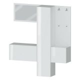 Mobile ingresso da parete 3 ante bianco 170x190h cm - Barengo