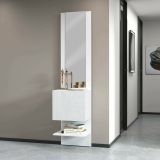 Mobile ingresso da parete bianco 45x190h cm - Ivana