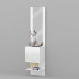 Mobile ingresso da parete bianco 45x190h cm - Ivana