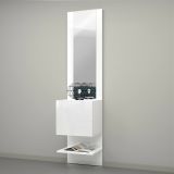 Mobile ingresso da parete bianco 45x190h cm - Ivana