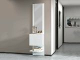 Mobile ingresso da parete bianco 45x190h cm - Ivana