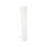 Mobile ingresso moderno da parete bianco lucido 50x200h cm - Allinko