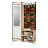 Mobile ingresso quercia e multicolore 100x190h cm - Sugilite