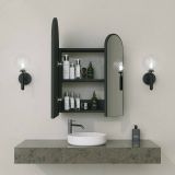 Mobile lavabo 2 ante 50x12x45h cm nero - Paramaribo