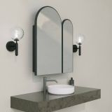 Mobile lavabo 2 ante 50x12x45h cm nero - Paramaribo
