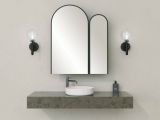 Mobile lavabo 2 ante 50x12x45h cm nero - Paramaribo