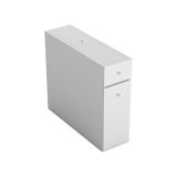 Mobile lavabo 2 cassetti 20x60x55h cm bianco - Isidora