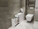 Mobile lavabo 2 cassetti 20x60x55h cm bianco - Isidora