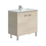 Mobile lavandino 2 ante 80x45x80h cm rovere - Florante