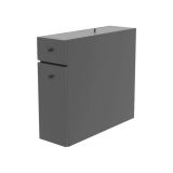 Mobile lavandino 2 cassetti 20x60x55h cm antracite - Isidora