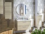Mobile lavandino 2 cassetti 80x45x50h cm rovere - Felix