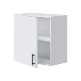 Mobile pensile 1 anta Este, Armadietto sospeso, Mobiletto a muro, Armadio ausiliario multifunzione, 60x34 h59 cm, Bianco