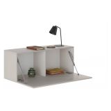 Mobile Pensile Beige Modulabile un Ripiano 100x40h cm, Un'anta - Pimonte