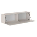 Mobile Pensile Beige Modulabile un Ripiano 150x40h cm, Un'anta - Laghetto