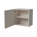Mobile Pensile Beige un Ripiano Modulabile 49.9x50h cm, Apertura Push Pull - Fonteno