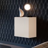 Mobile Pensile Beige un Ripiano Modulabile 49.9x50h cm, Apertura Push Pull - Sparone