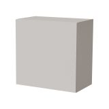 Mobile Pensile Beige un Ripiano Modulabile 49.9x50h cm, Apertura Push Pull - Sparone