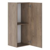 Mobile Pensile Marrone Noce Modulabile un Ripiano 100x40h cm, Un'anta - Pimonte