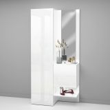 Mobile per ingresso 2 ante bianco 90x190h cm - Bauladu