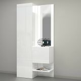 Mobile per ingresso 2 ante bianco 90x190h cm - Bauladu