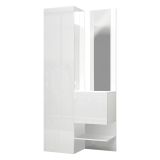 Mobile per ingresso 2 ante bianco 90x190h cm - Bauladu