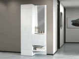 Mobile per ingresso 2 ante bianco 90x190h cm - Bauladu