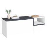 Mobile per ingresso 2 ante bianco lucido e ardesia 120x54h cm - Aska