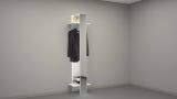Mobile per ingresso da parete bianco 50x190h cm - Maura