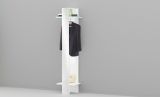Mobile per ingresso da parete bianco 50x190h cm - Maura