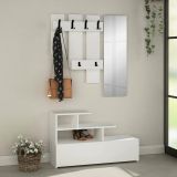 Mobile per ingresso sospeso bianco 30x99h cm - Gert
