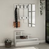 Mobile per ingresso sospeso bianco 30x99h cm - Gert