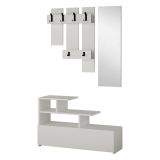 Mobile per ingresso sospeso bianco 30x99h cm - Gert