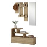 Mobile per ingresso sospeso quercia 30x99h cm - Gert