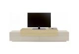 Mobile Porta tv Beige 3 Ripiani 4 Vani 240x45x51.5h cm, 3 Ante - Curino