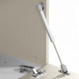 Mobile Porta tv Beige 3 Ripiani 4 Vani 240x45x51.5h cm, 3 Ante - Curino