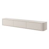 Mobile Porta tv Beige Cashmere 3 Cassetti un Ripiano 200x34x28h cm, 3 Vani - Kahate